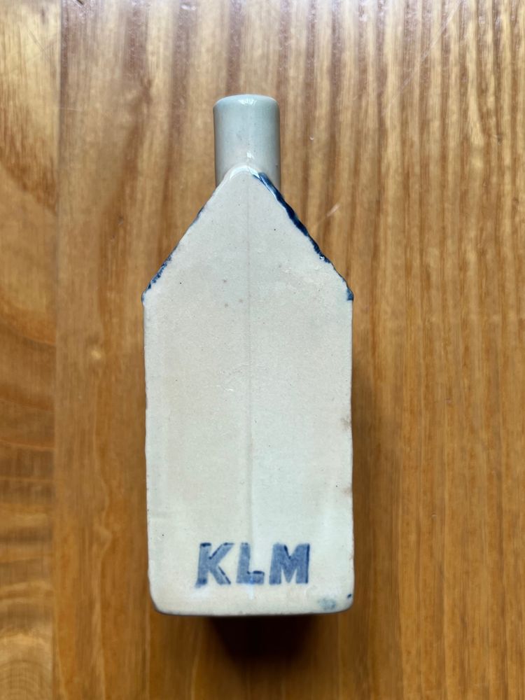 Kolekcjonerski domek KLM Bols Blue Delft Holland nr 15 kamienica