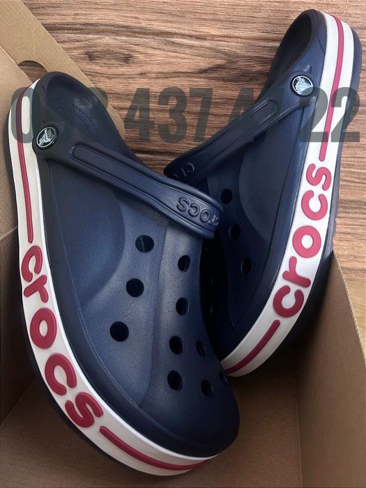 Чоловічі Крокси Сабо Crocs Bayaband Clog Charcoal Navy Black