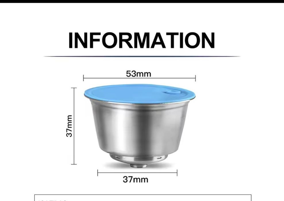 Капсула Dolce Gusto с нержавеющей стали