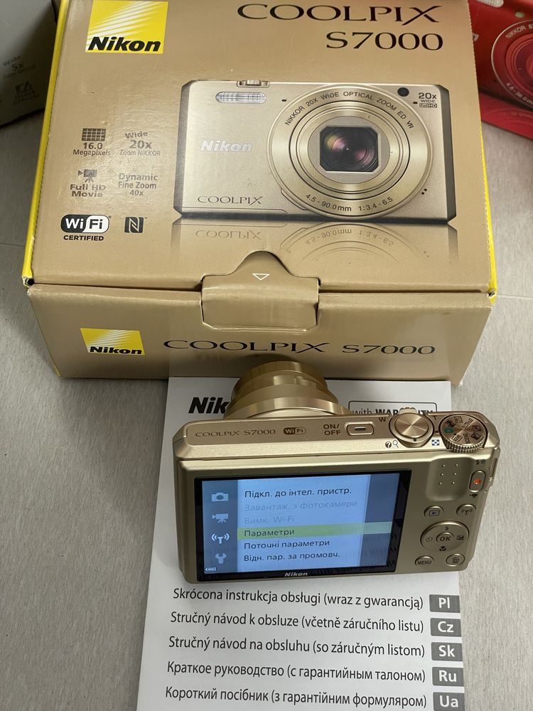 Nikon Coolpix S7000 Wi-fi Новий. S3700 Wi-fi Новий S2900 Новий