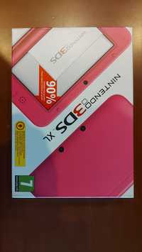 Nintendo 3DS XL Rosa + Carregador Original + Jogos