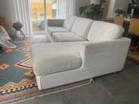 Sofa com Chaise-longue - Área