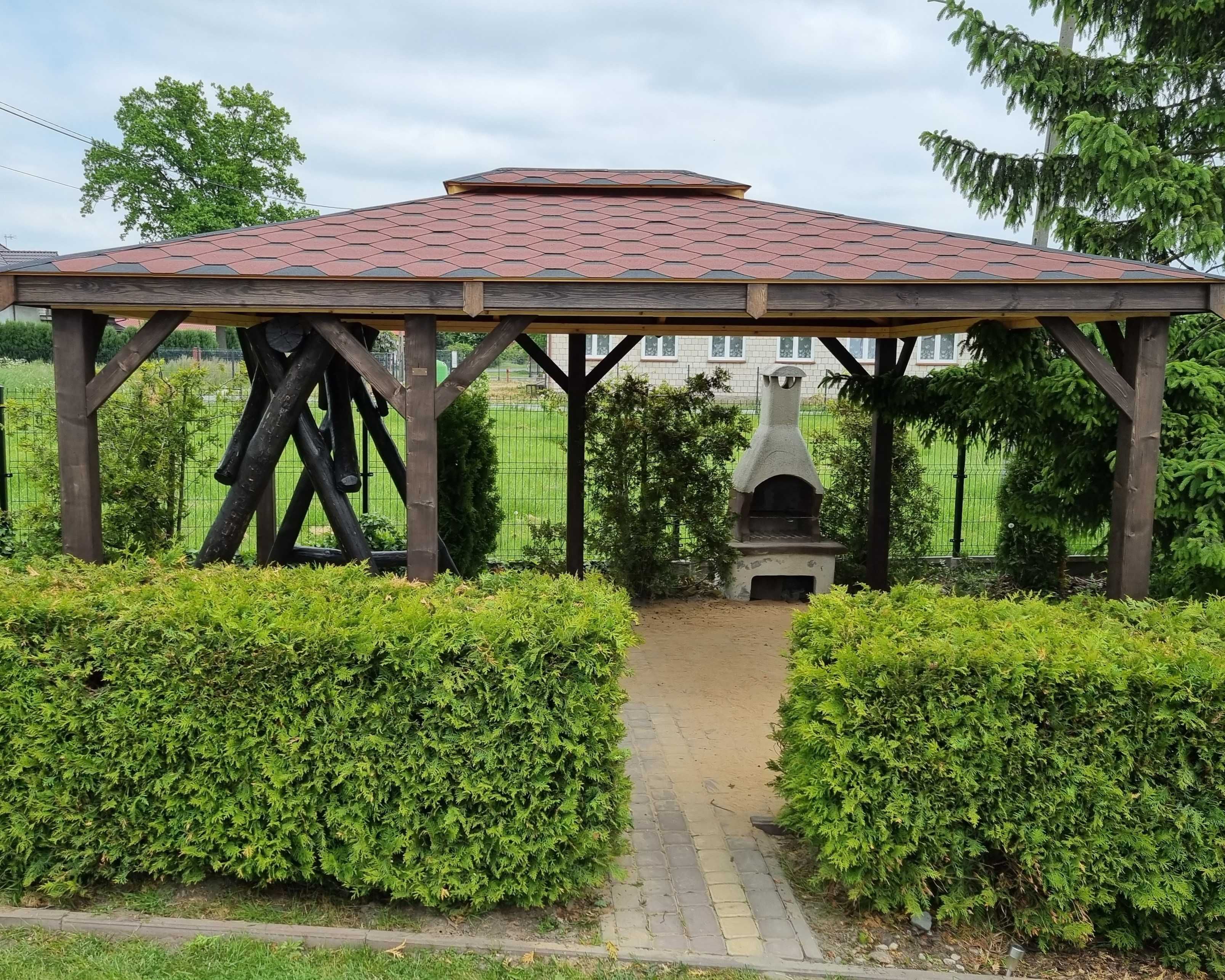 Altana ogrodowa MALTA 3x4 wiata altanka pergola słupy 12x12