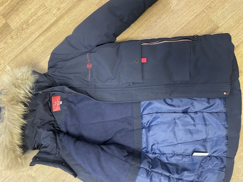 Продам зимнюю крутую парку куртку пуховик р.146-152