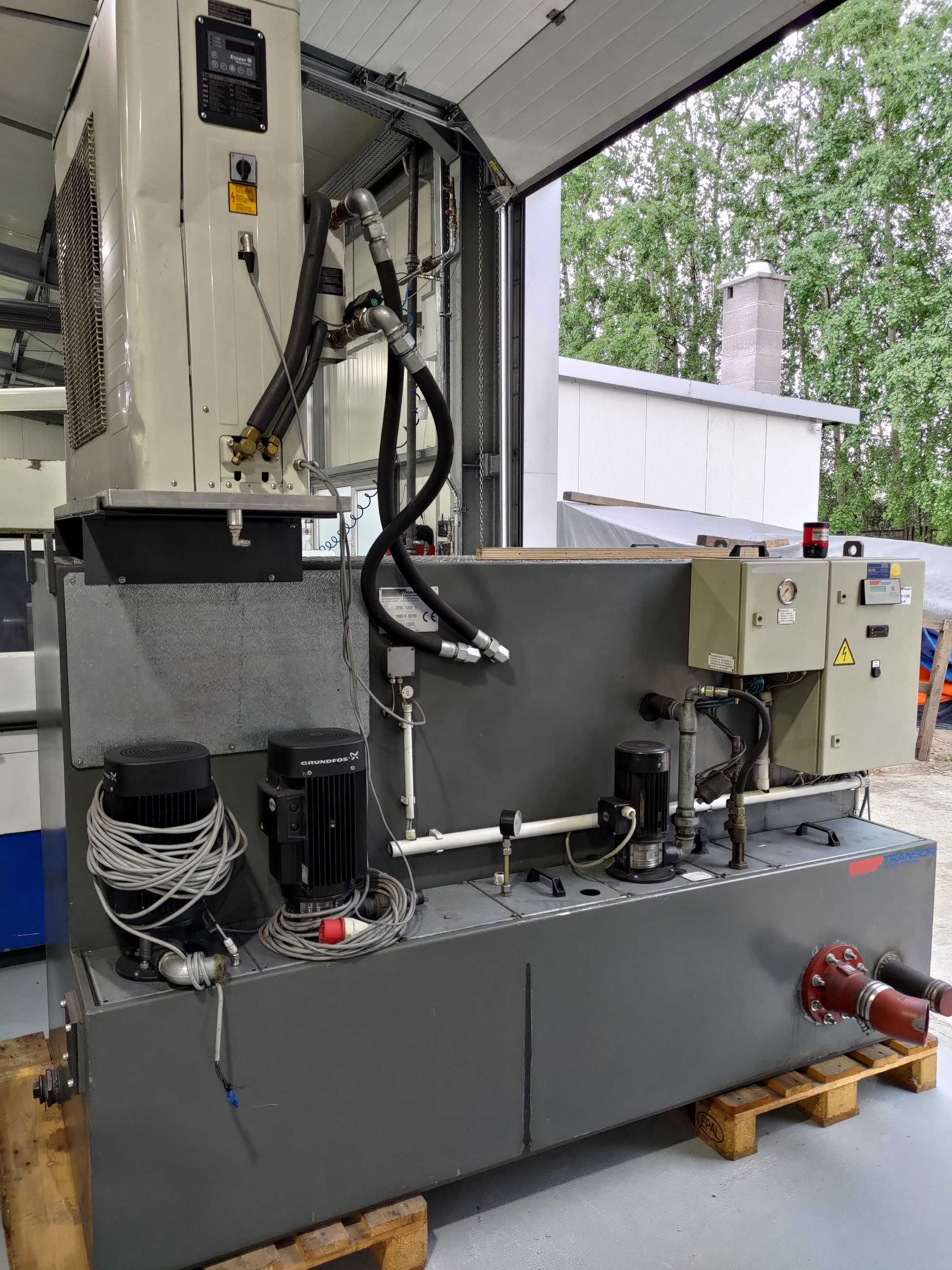 Układ chłodziwa do CNC Transor 3790 model 1200A z filtrem magnetycznym