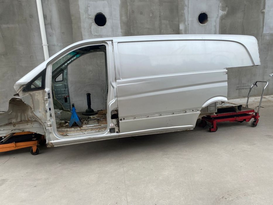 Кузов Віто 639 порезка кузова Mercedes Vito W639 четверть лонжерон