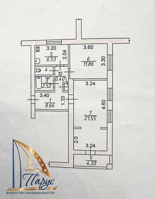 3-кімнатна сталінка р-н Бульвару Шевченка 2/3