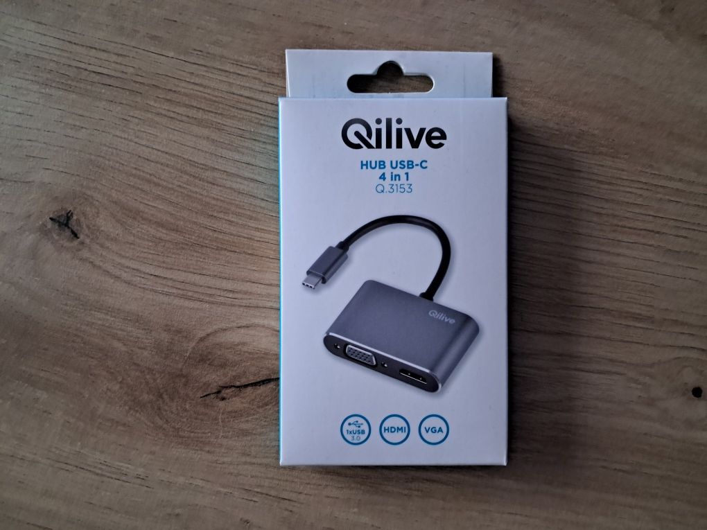 Qilive - Koncentrator HUB USB-C 4 in 1 Q.3153
