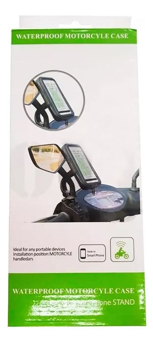 Водонепроникний чохол для телефону для мотоцикла - чорний