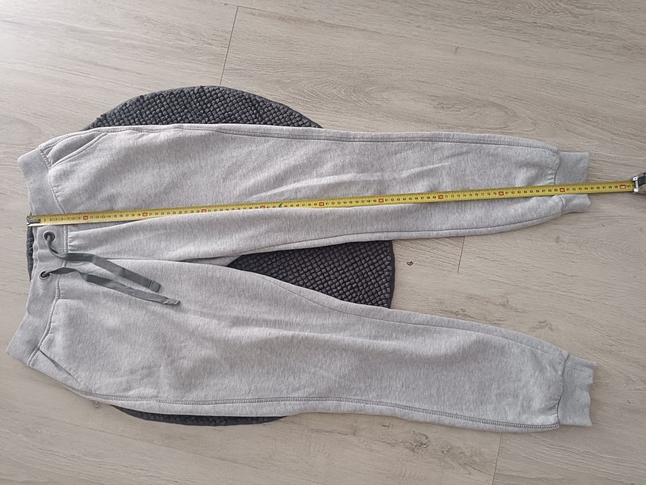 Szare, damskie spodnie, dresowe, rozmiar S / M (36/38)