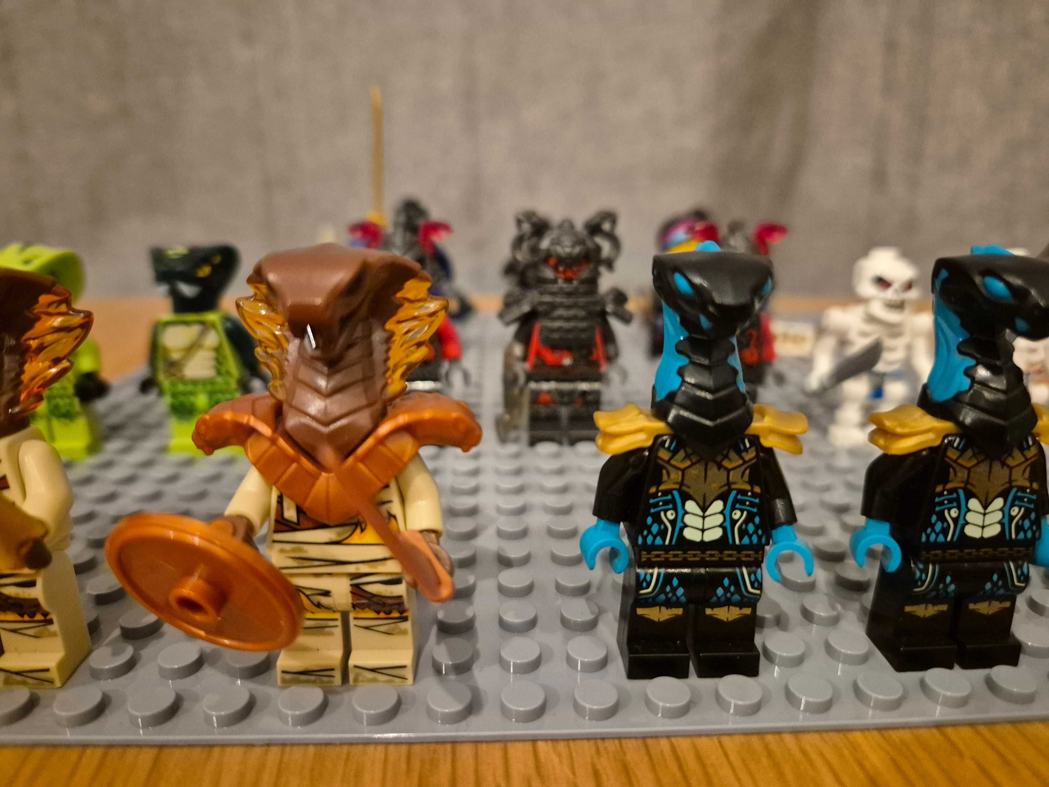 LEGO Ninjago figurki zestaw Pythor Aspheera Pyro Tannin Skulkin Spitta