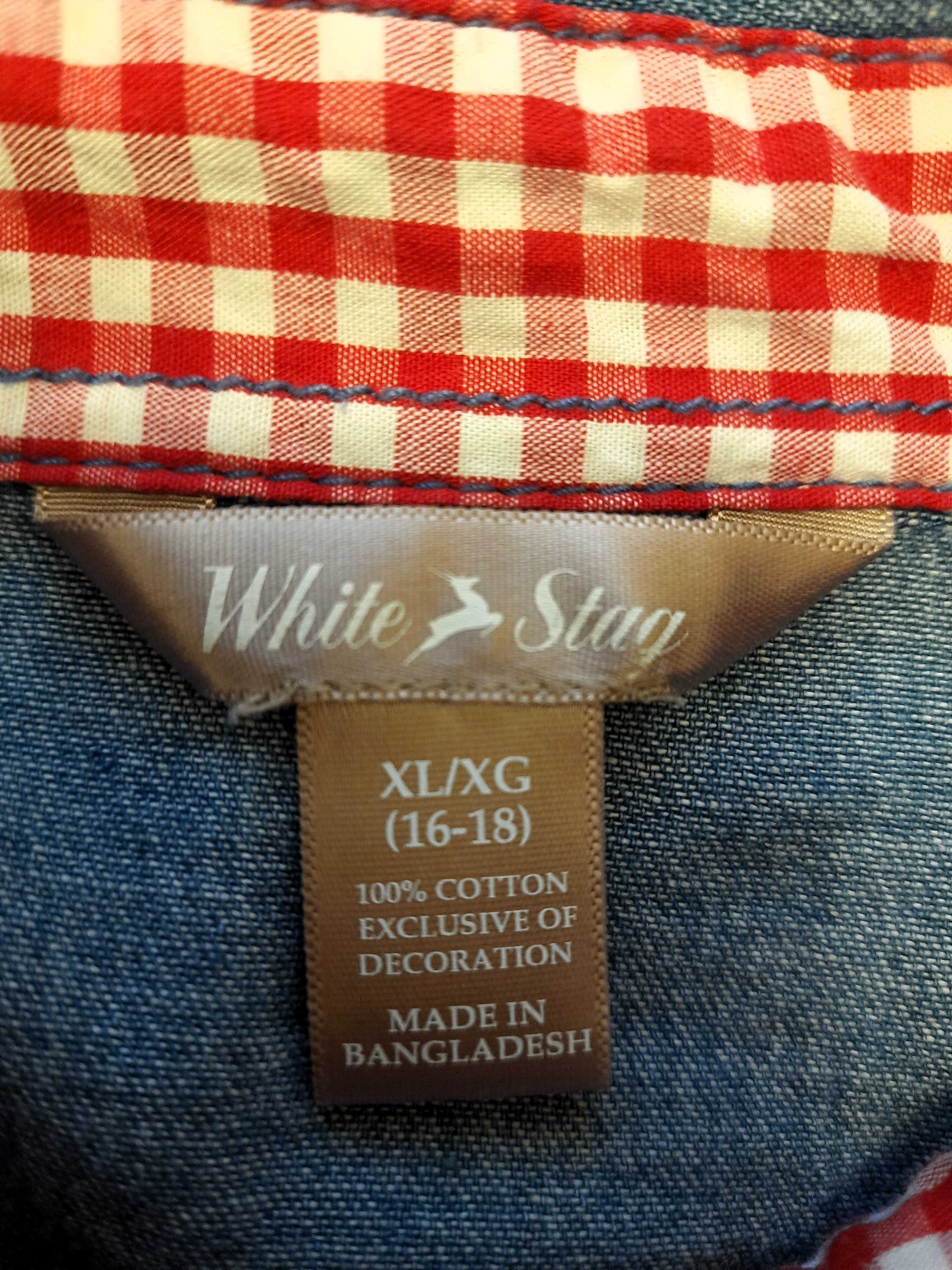 Женская сорочка рубашка джинсовая оверсайз denim cotton XL