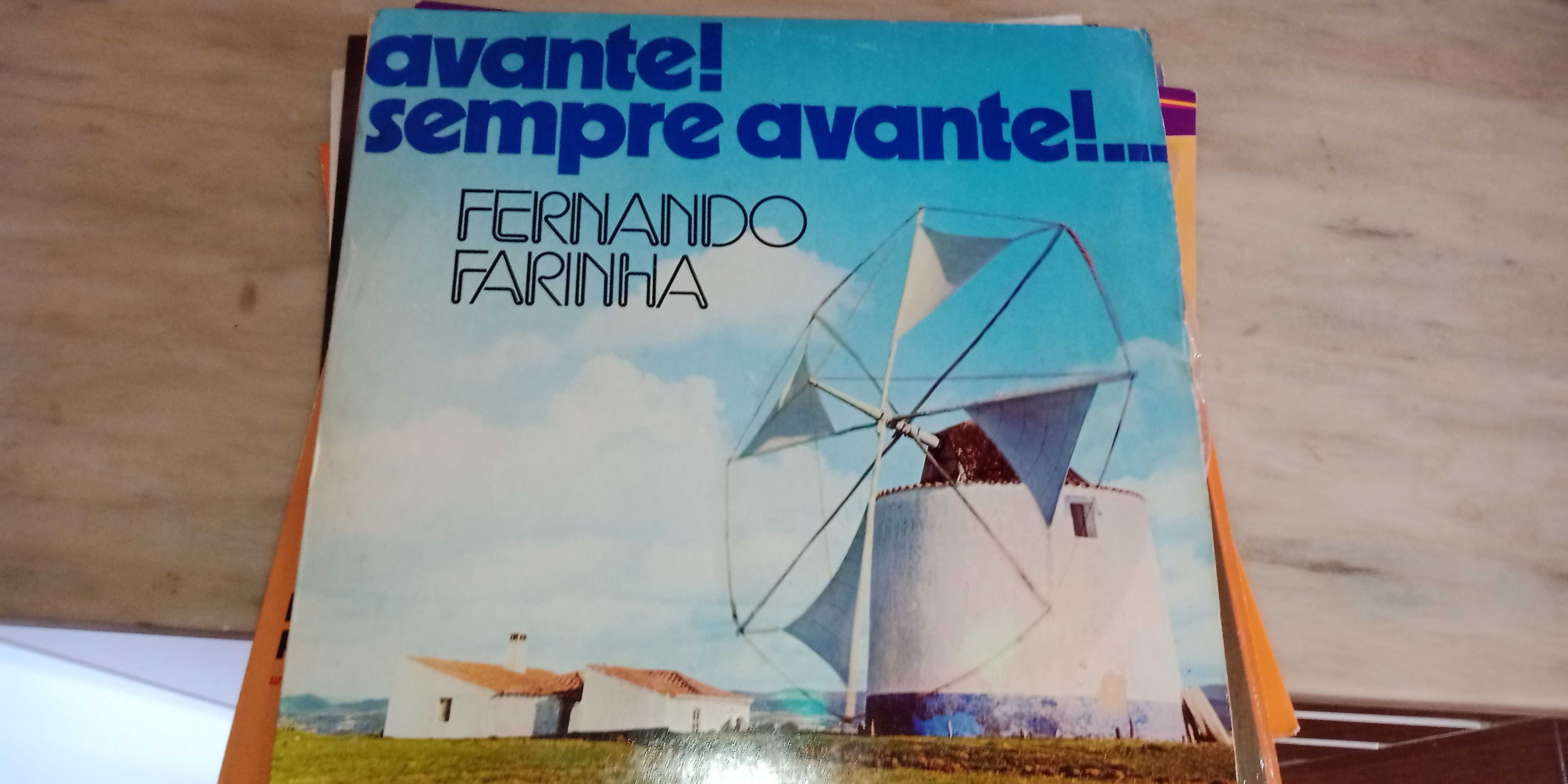 Disco vinil  Avante! Sempre Avante! Fernando Farinha autografado