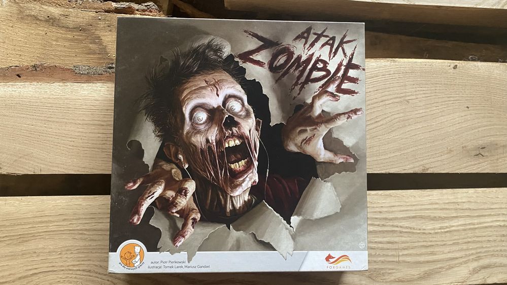 Atak zombie - gra planszowa - jak nowa SUPER CENA