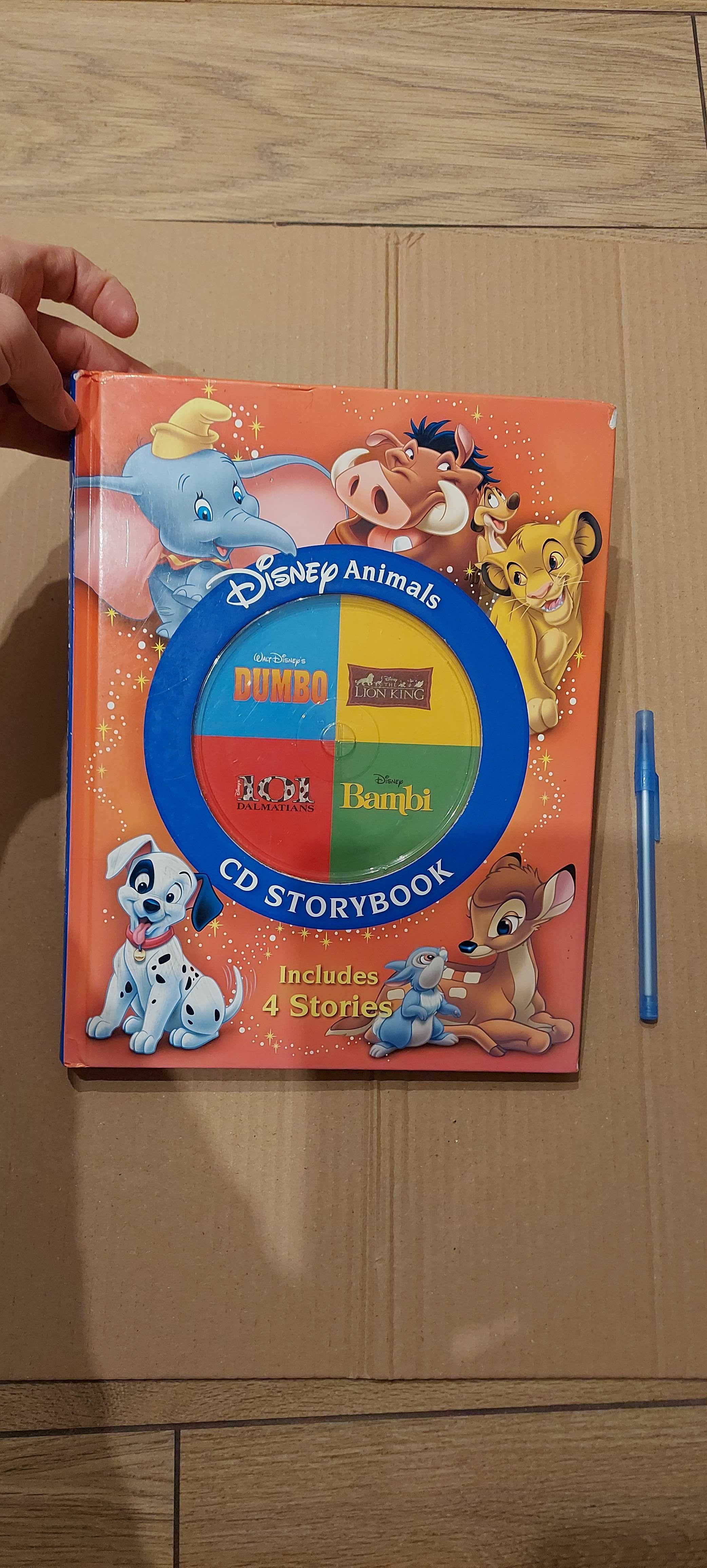 Disney 4 stories Storybook Dumbo, Bambi, Lion King, 101 Dalmatians