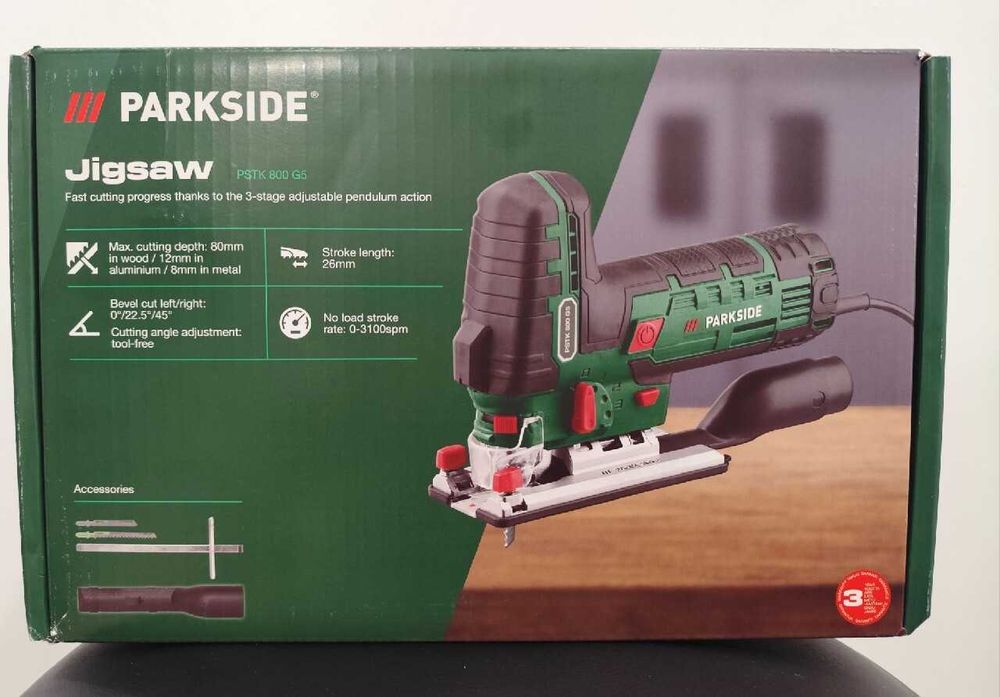 Wyrzynarka PARKSIDE PSTK 800 G5, 800W