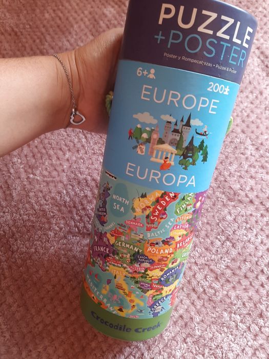 Puzzle+Poster Europa Crocodile Creek