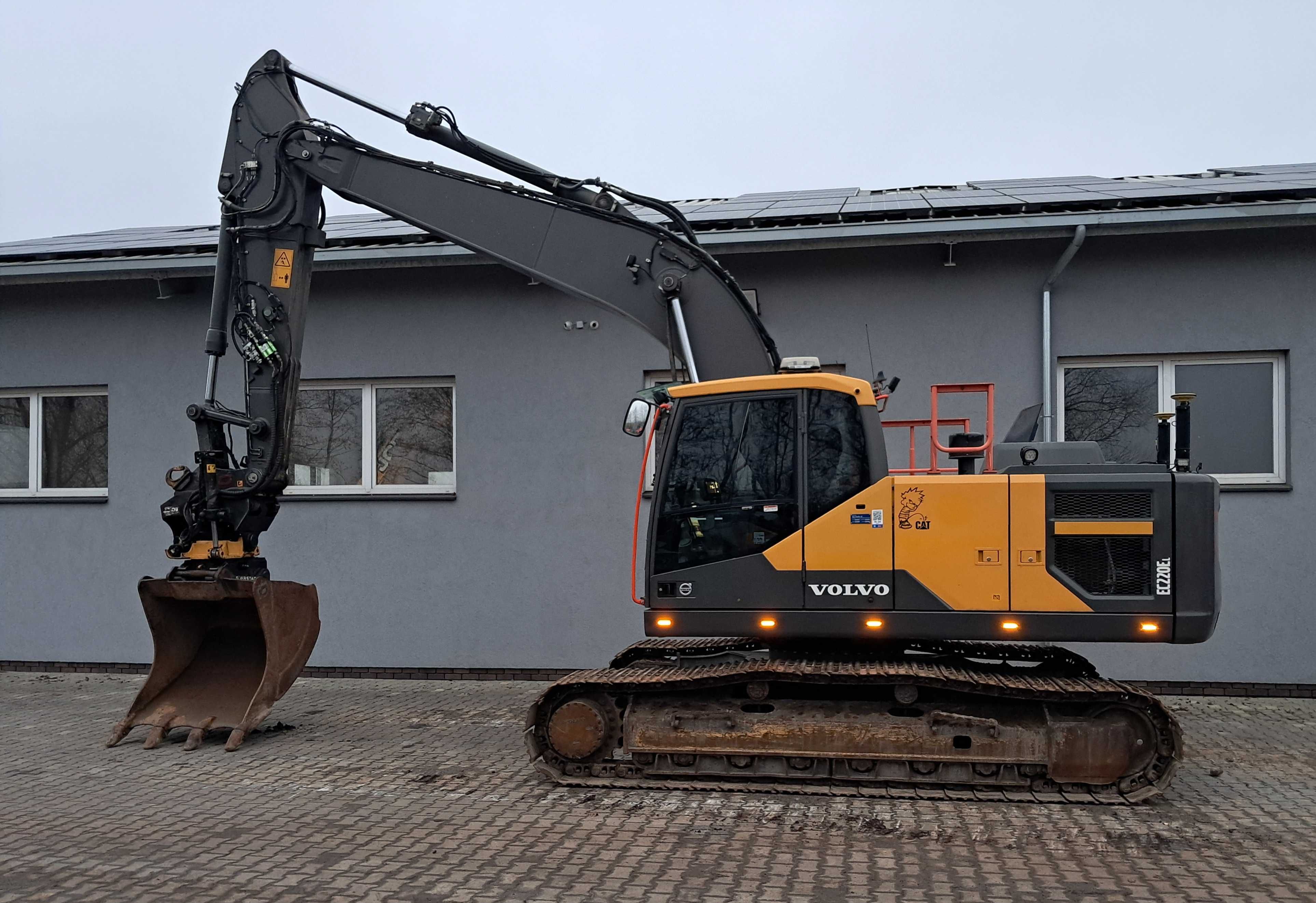 VOLVO EC220EL Rototilt ENGCON GPS 3D Leica Niwelacja Terenu