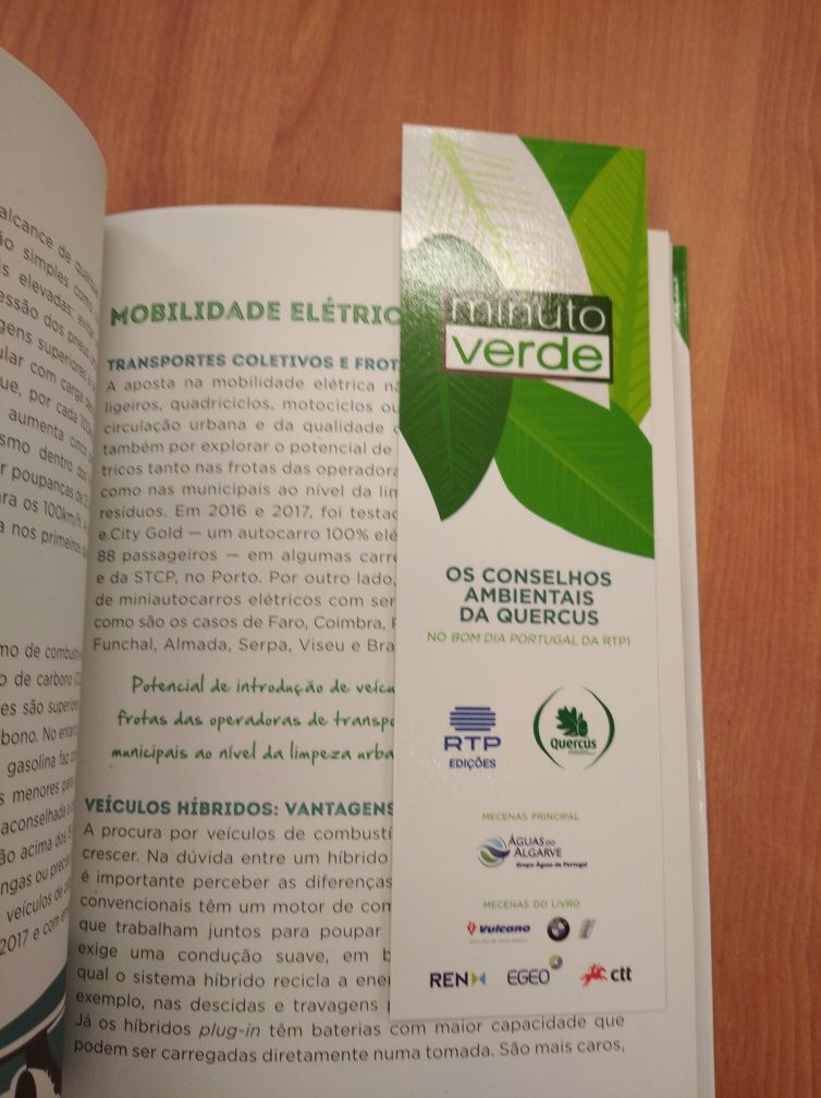 Livro "Minuto Verde - os conselhos ambientais da Quercus" (2017)