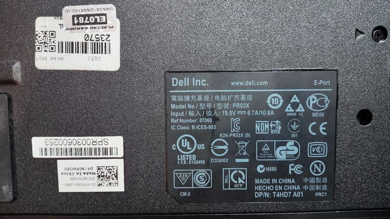 DELL PR03X stacja dokująca