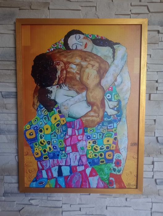 Obraz na płótnie - Rodzinny uścisk, 50x70cm