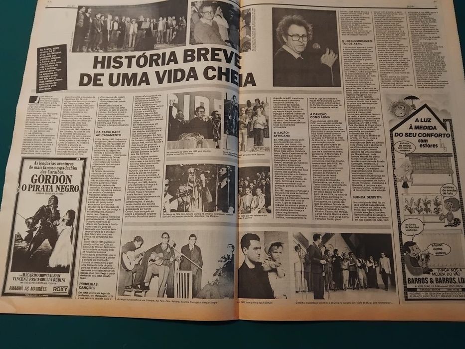 Jornal Sete José (Zeca) Afonso