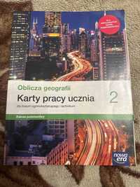 Karty pracy ucznia Oblicza geografii 2