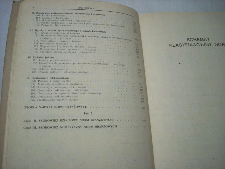 Katalog Norm Branżowych T.1 1987 r.