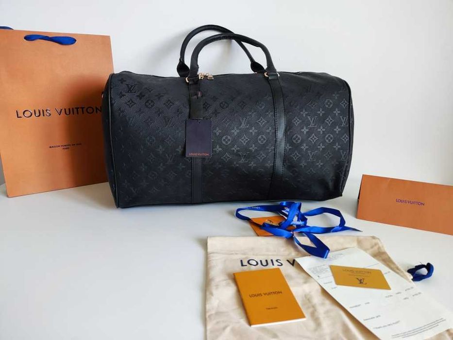 Torba podróżna, na siłownię, weekendowa, skóra Louis Vuitton 07-32