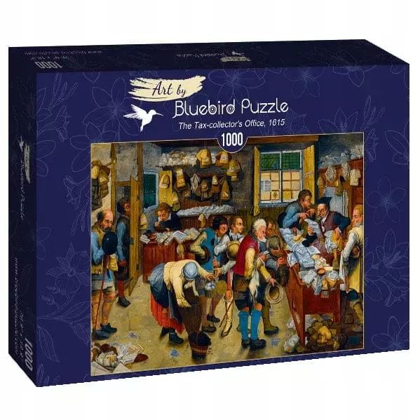 Puzzle 1000 elementów. Wypłata dziesięciny, Brueghe, 1615. Bluebird