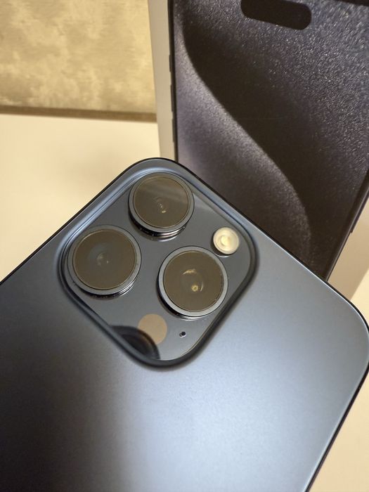 Iphone 15 pro max blue titanium 256gb neverlock