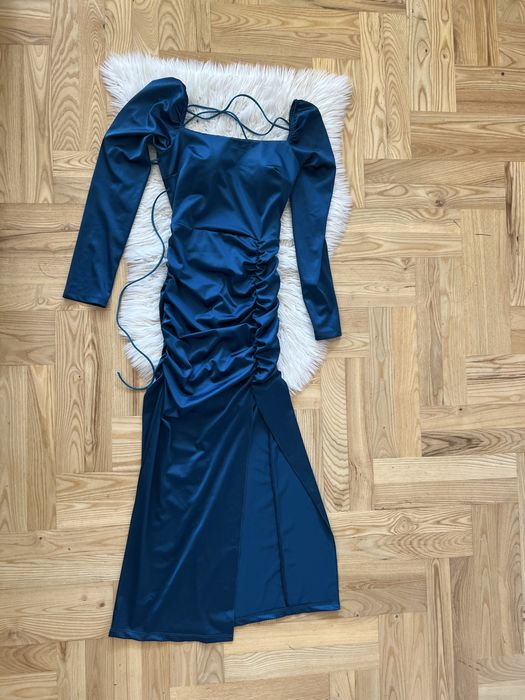 Sukienka infinity fashion wiazana maxi wieczorowa na wesele midi