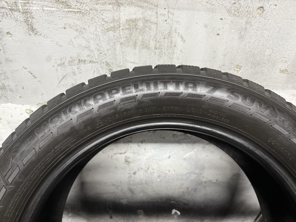 Зима 4шт Nokian Hakkapeliitta 7 SUV 215/55 R18 99T XL