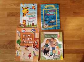 zestaw książek dla dzieci (4x)