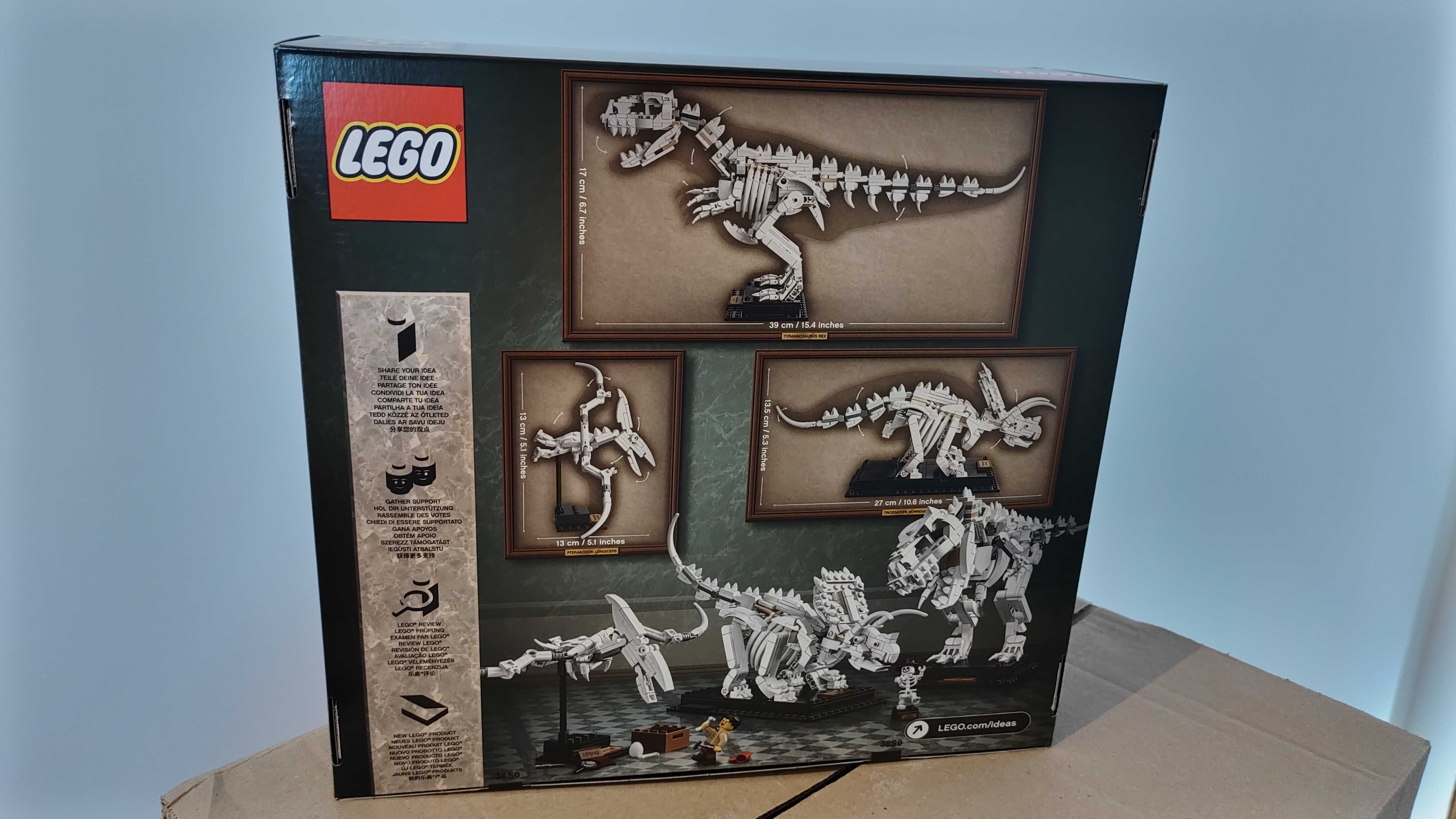 LEGO Ideas 21320 - Szkielety Dinozaurów Nowe