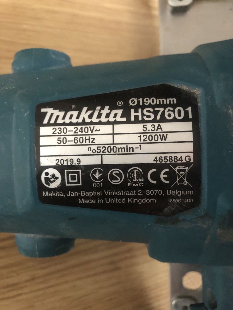 Makita HS 7601 / Piła ręczna tarczowa 1200W