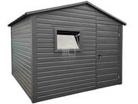 Garaż Blaszany 5X6M + Wiata 4M Brama Uchylna  Dach Dwuspadowy Id891