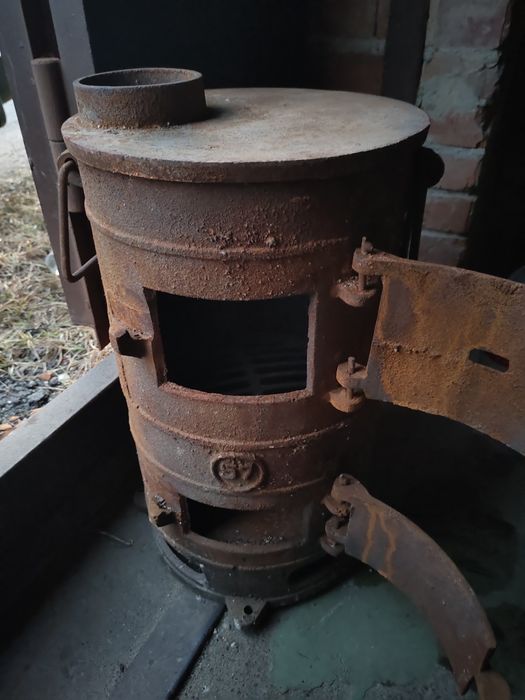 Буржуйка, піч чавунна, ПОВ-57, пічка в гараж