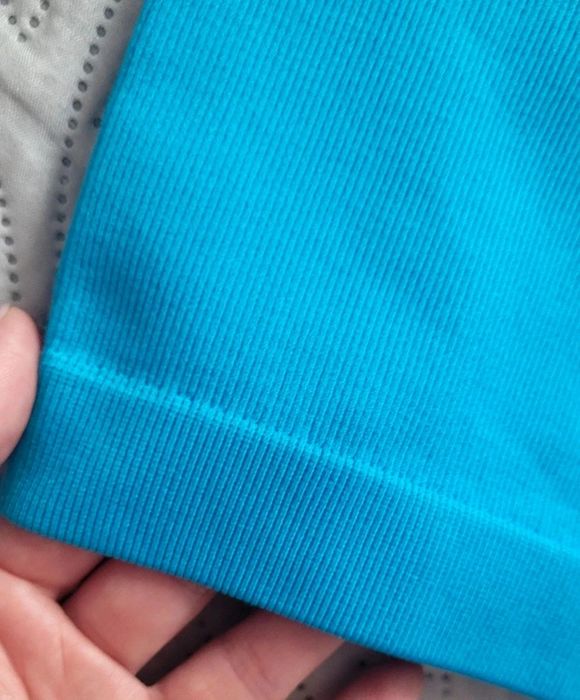 Nowy prążkowany asymetryczny top damski na jedno ramię nylon XS/S