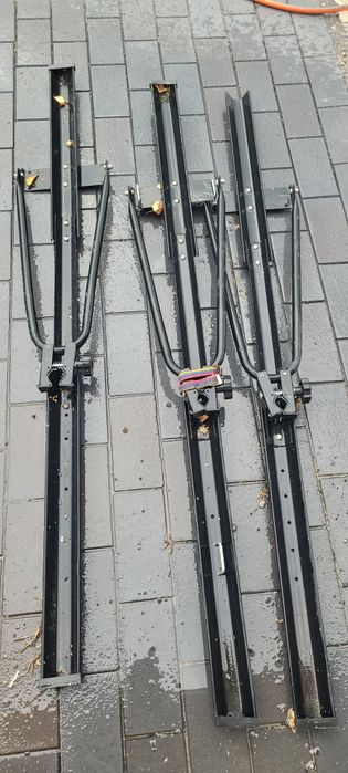 Bagażnik na dach na rowery trzy sztuki