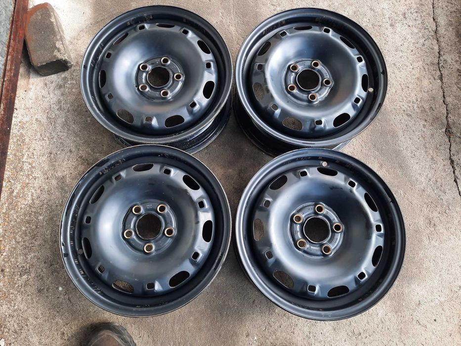 Oryginalne felgi stalowe VW 14" 5x100 ET 35 VW Polo Skoda Fabia Seat