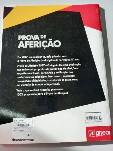 Português 8º Ano - Prova de Aferição (portes incluidos)
