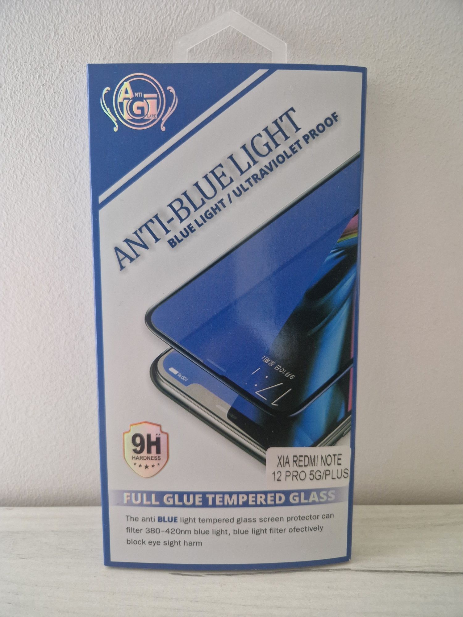 Hartowane szkło Anti-Blue Full Glue Xiaomi Redmi Note 12 Pro Plus 5G
