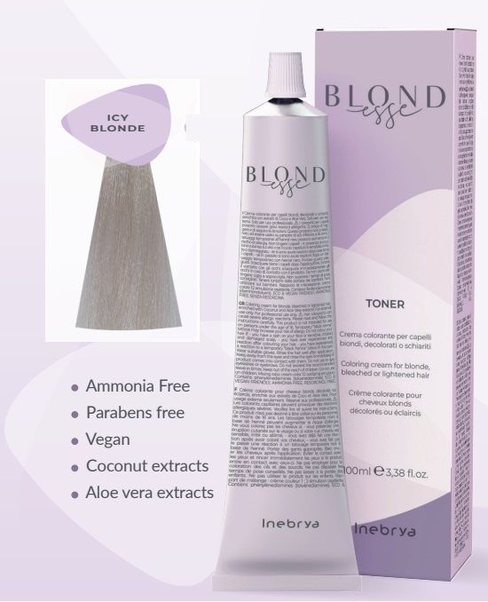 Деміперманентний тонер Inebrya Вlondesse Icy Blonde 100ml