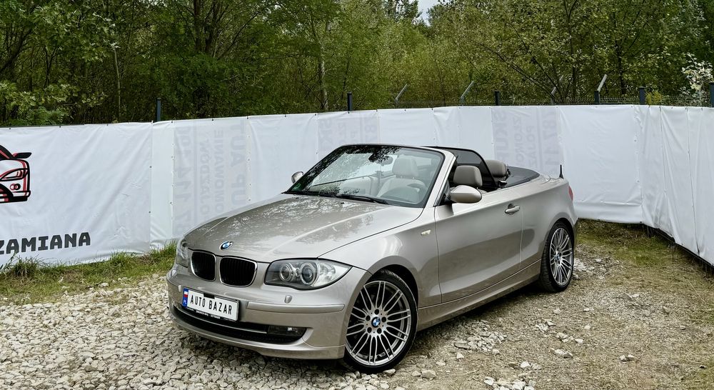 BMW 125i 3.0 > Cabrio > Klima > 2008 > Skóry > Lift > Alu > Stan Ideal