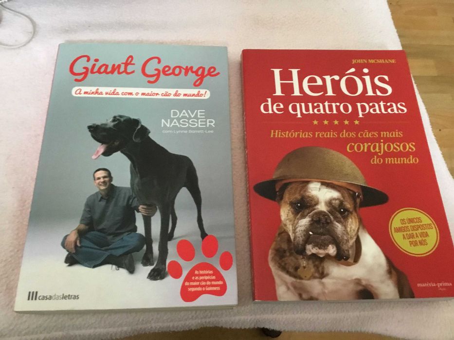 Livros sobre história de cães - COM PORTES