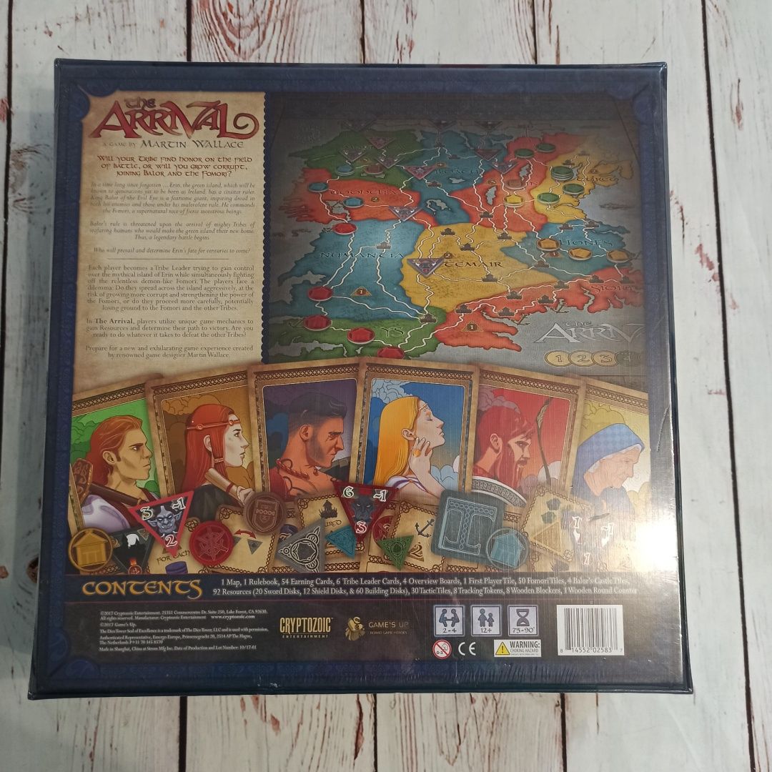 THE ARRIVAL - a game by MARTIN WALLACE - nowa w folii
