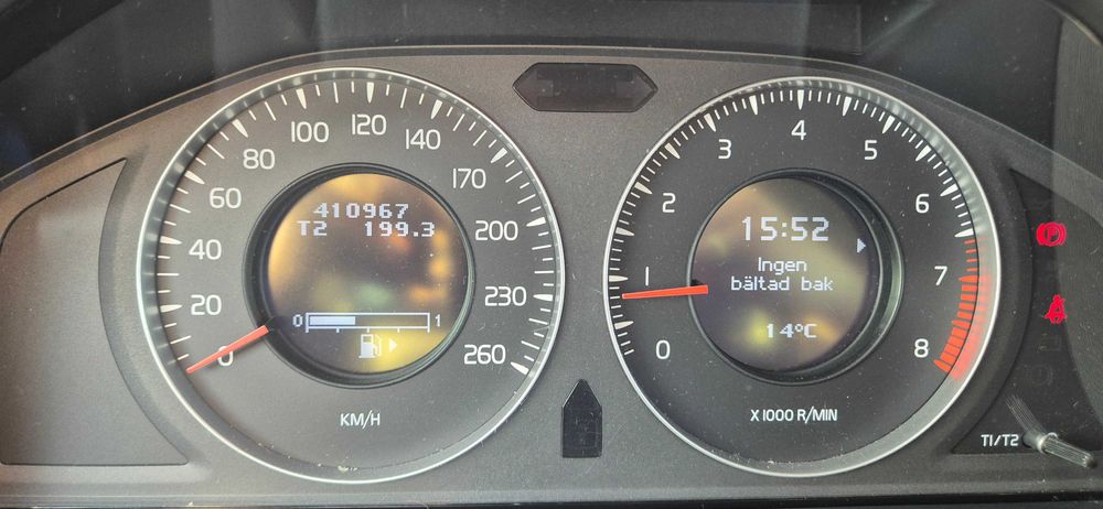 Volvo V70 III, 2.0 FlexyFuel, 145km