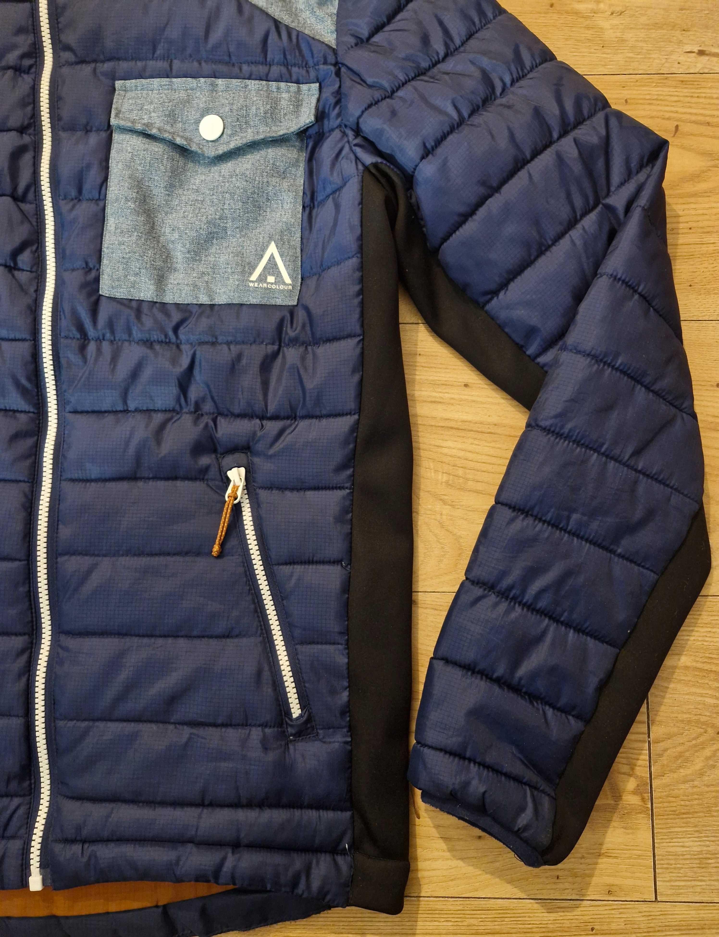 Męska kurtka ocieplana WeArColour Zest Jacket z kapturem zimowa