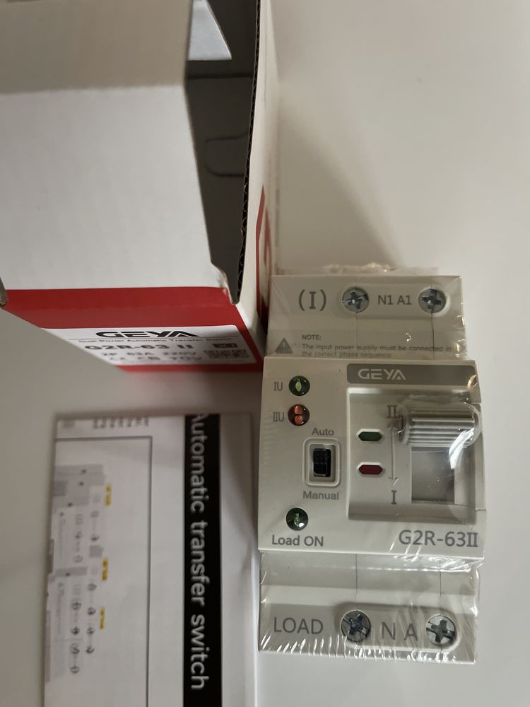 Автомат введення резерву АВР GEYA G2R-63 II 2P 63А